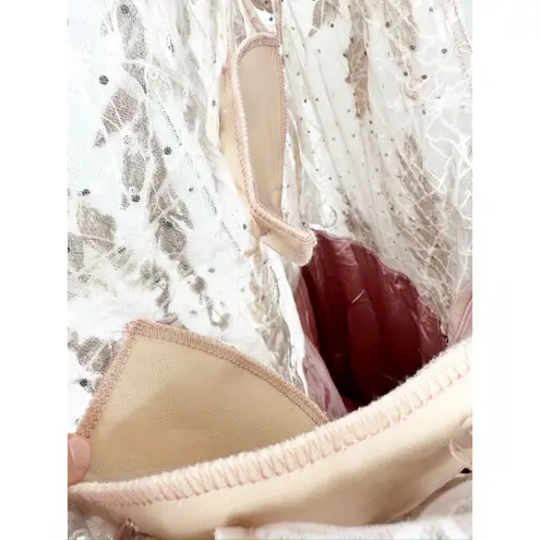 Mac Duggal 20232 Embroidered One Shoulder Bodice Dusty Rose Ballgown Size 16