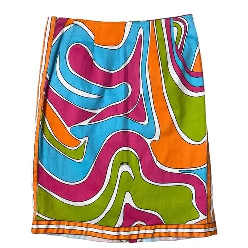 Gretchen Scott Designs The Sport Skirt in Fever Dance Brights Size XS (Shrimp)