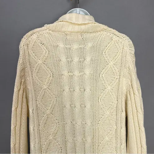 Vintage Cardigan Sweater Cream Off
