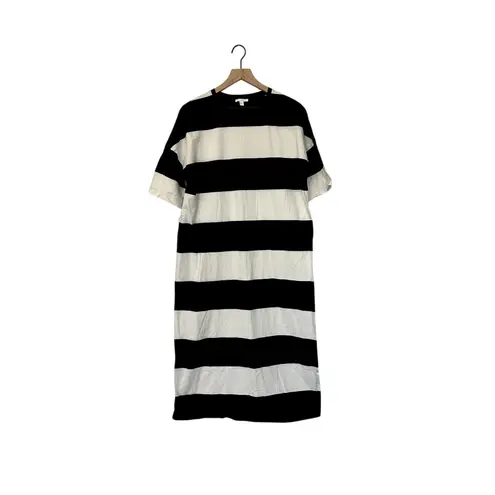 COS Long Striped T-shirt Dress