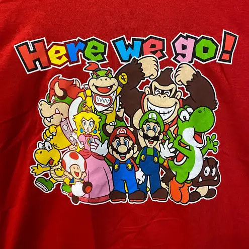 Nintendo Super Mario Here We Go Characters T-Shirt 2XL