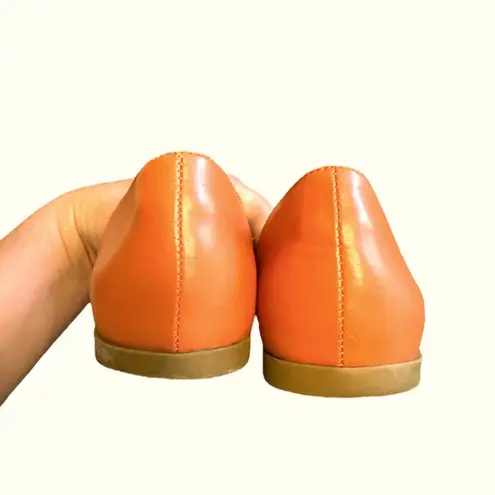 Andiamo Abailey Weave Flats/Sandals Salmon Peach 7.5 7.5W Boho Faux Leather Pink