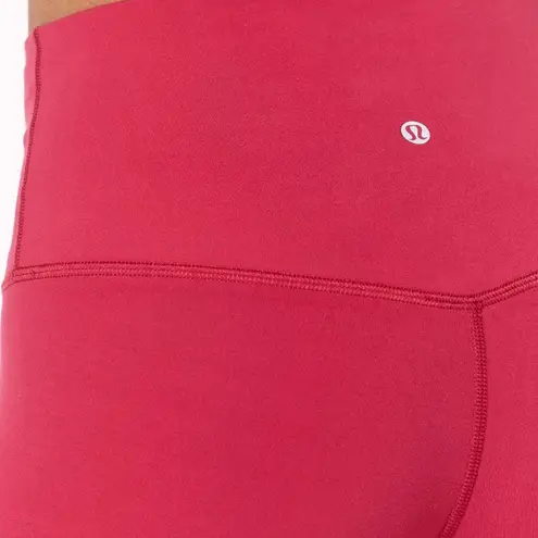 Lululemon Rare  Align Crop 21” Ruby Red Nulu Leggings Size 6 – Retired Color - Image 5
