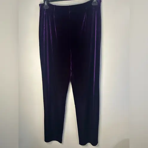 Bechamel pant women. Purple Velvet Ankle Pants.Size M. Size M