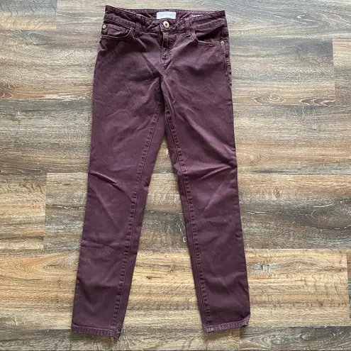 DL1961 Margaux Ankle Skinny Instasculpt Sangria Size 26