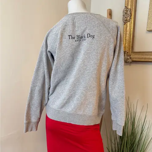 The Black Dog Woman’s Crewneck Pullover Sweatshirt Polo Gray Size XS