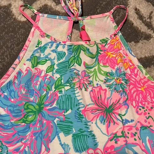 Lilly Pulitzer Lily Pulitzer high neck halter dress. New. Paradise found Margot swing dress.