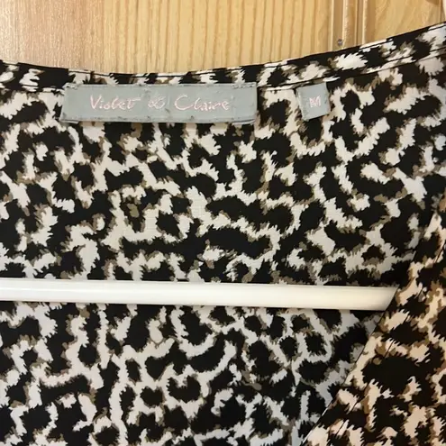 Violet+Claire Leopard Print  Size M Tank Top​​​