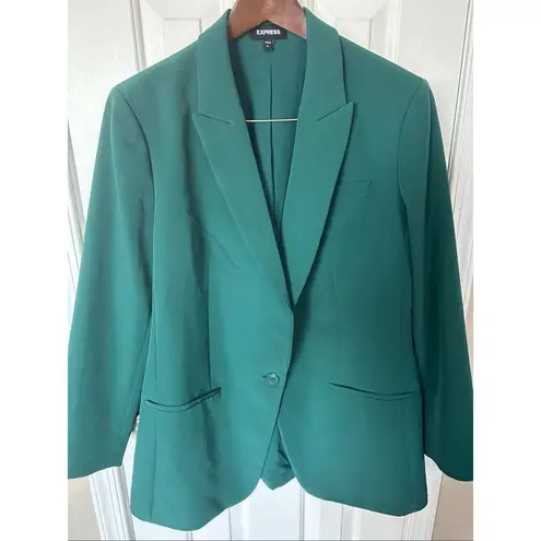 EXPRESS  green blazer size XL oversize work attire work blazer