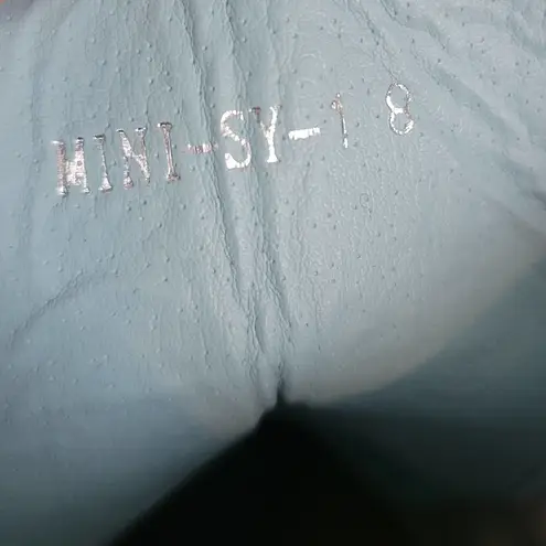 Cape Robbin Mini Womens Boots Size 8 Blue Denim Lace Up Pointed Toe Heel Bootie