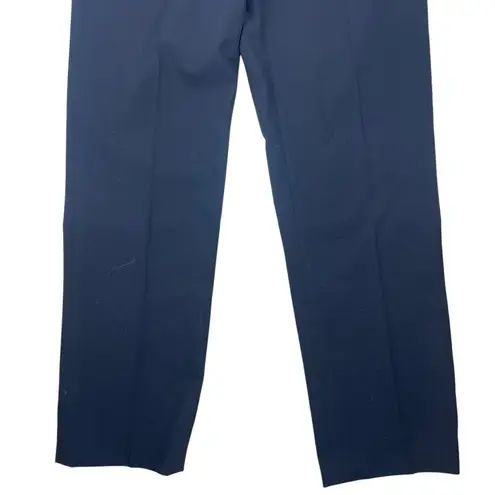 Lafayette 148 Wool Blend Taper Leg Dress Pants Navy Blue Size 0