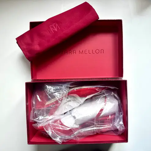 Tamara Mellon Liaison 55 Slingback Pumps in Red Suede