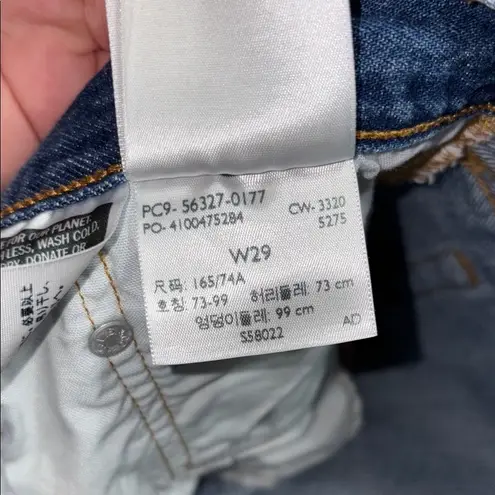 Levi's  Blue Jean Shorts Vintage Distressed Cut-Off