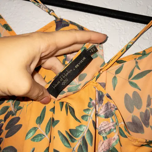 House of Harlow New 1960 x Revolve Orange Mandarin Floral Audrey Cami Medium