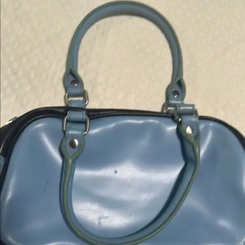 Roots Blue and navy blue Shoulder Bag with Vintage Design