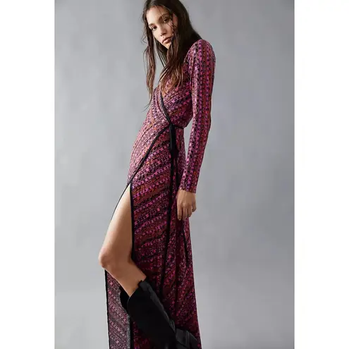 Free People  Phoebe L/S Wrap Maxi Dress