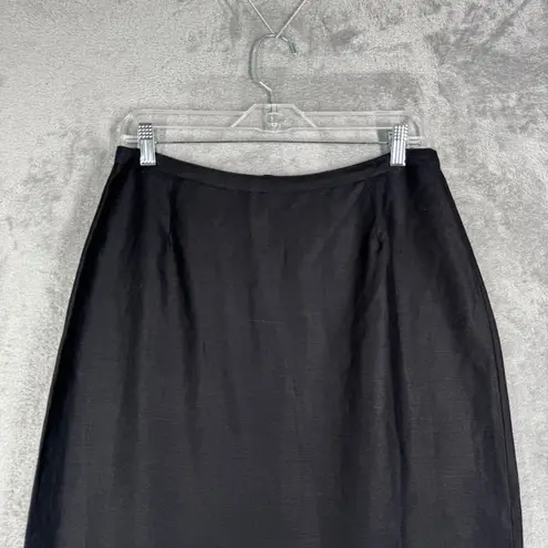 Dina K Skirt Midi Professional Career Wear Secretary Neutral Black Womens Size M Size M