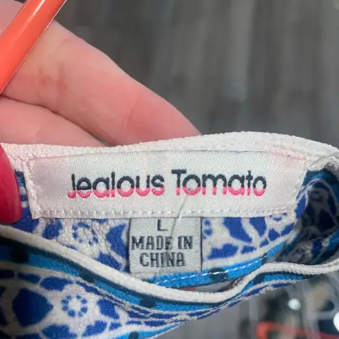 Jealous Tomato NWT Beautiful Floral Cold Shoulder Blouse