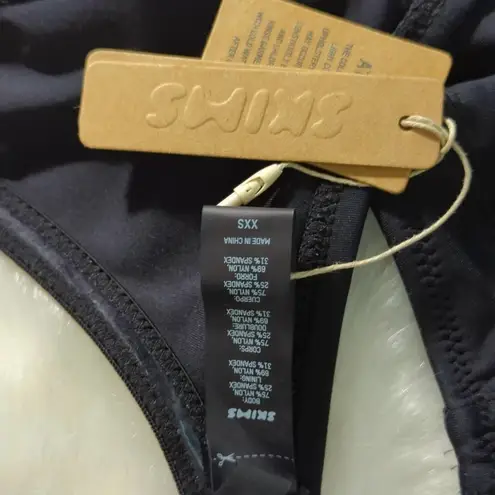 SKIMS Shaping Swim Unlined Underwire Bikini Top Onyx | XXS