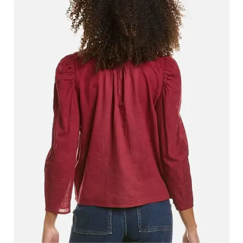 St Roche NWT Poppy Top in Berry & Ivory Size 0 Red