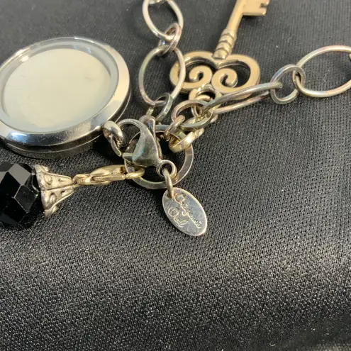 Origami Owl Living Locket Necklace Blessed Locket Chain Charms Dangle