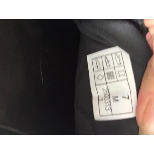 SAS Shoemakers Black Leather Suede Comfort Walking Sneakers free timeg Size 7