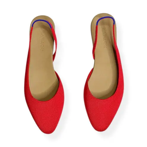 Rothy's NEW ROTHY’S The Almond Slingback, Lollipop Red, 10 (US)