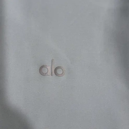 Alo Yoga  7/8 High Waisted Airbrush Leggings Tights Pants Womens Large Light Blue