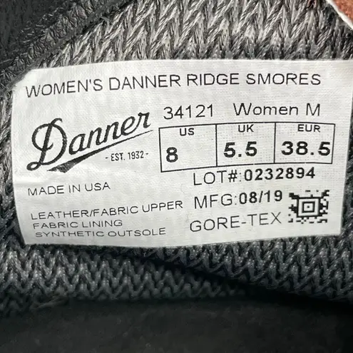 Danner Ridge Smores Brown Green Leather Outdoor Hiking Boots Gorpcore Women’s 8