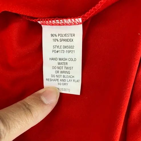 Popular 21 NWT - - Women’s Red A-Line Dress - Size L.