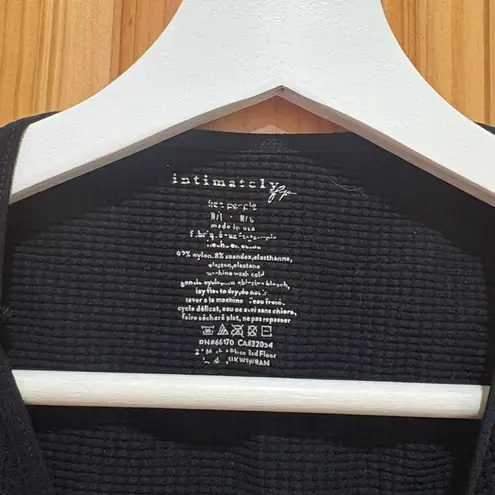  Intimately Free People Size Medium/Large Black Bra Top Crop Top.