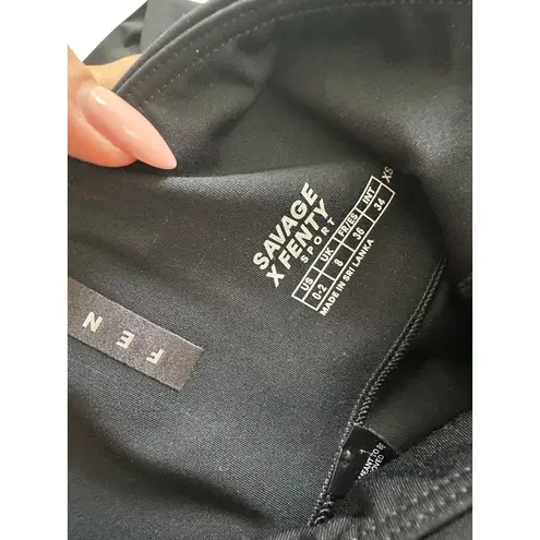 SAVAGE X FENTY Sport Black Tights Leggings Size XS (0