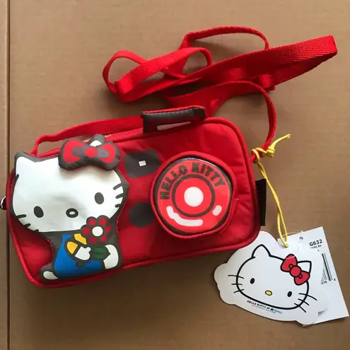 LeSportsac Hello kitty x red camera bag crossbody