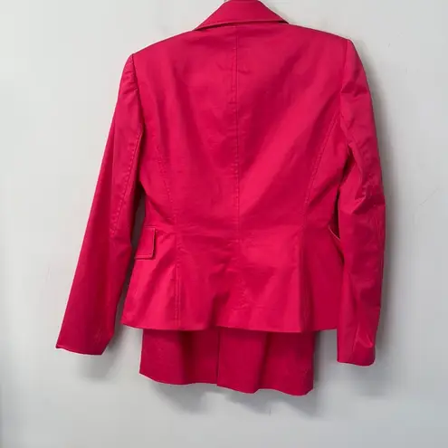 Tahari ASL Pink Tailored Blazer And Pencil Skirt Set 2P Barbiecore Mean Girls