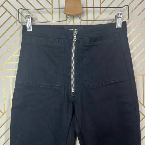 Rachel Comey  Zip Front Concur Denim Pant in Very Black Size US 2‎