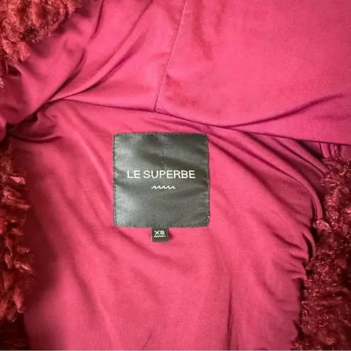 Le Superbe Extra Comfy Jacket Red Size XS