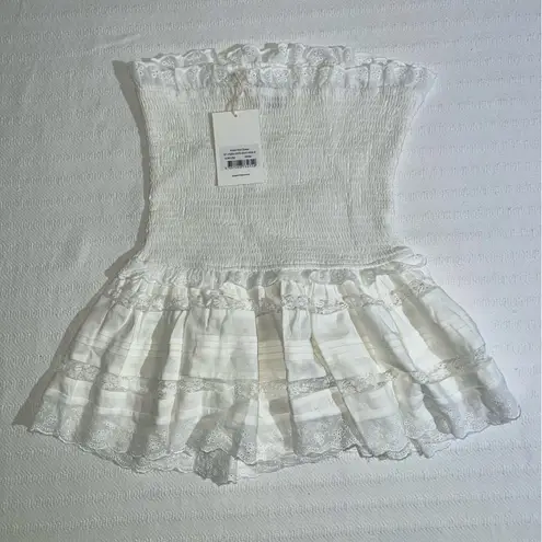 Pepper Mayo Kimia Mini Dress Womens Size 2 NWT Beachy Preppy Feminine Vacation