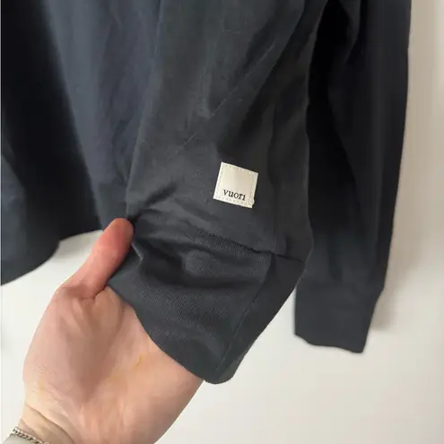 Vuori XL Daydream Crew Top in Black