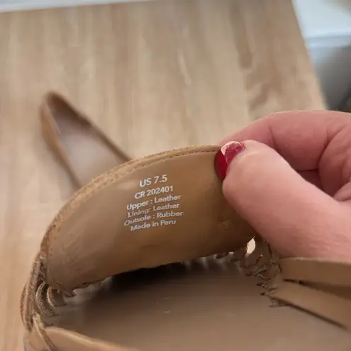 Nisolo Haurache sandals Tan Size 7.5