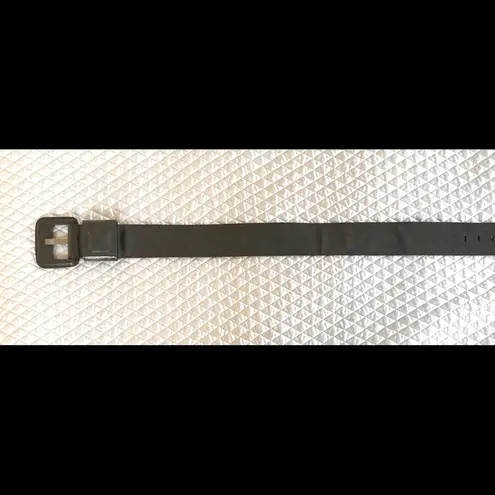 Unique Vintage Vintage Grey Patent faux Leather Belt Emily in Paris SATC And Just Like That