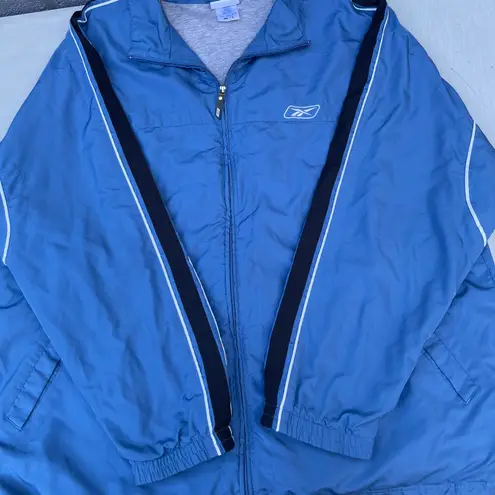 Reebok Vintage 90s  Blue Zip Up Jacket