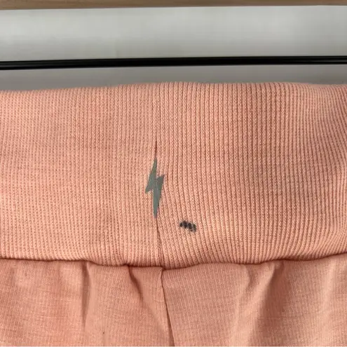 Electric yoga Sundrop Jogger Pants Womens Size S Pink Rainbow Side Stripes