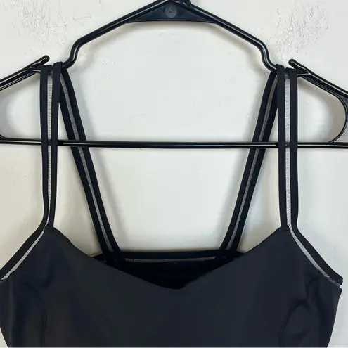 Lululemon  Black Strappy Sports Bra
