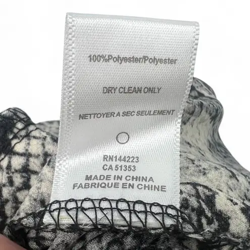 Bishop and Young | M | Snake Print Elastic Waist Pull-On Satin Jogger Pants