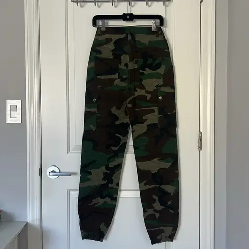 Missguided Green Camo Cargo Pants
