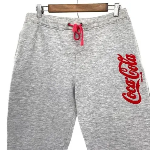 Coca-Cola Vintage Gray Sweatpants Drawstring Joggers