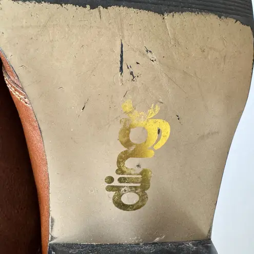 Dingo Shoes Ankle Boots Brown Leather Low Western Women's Size 6.5 Dan Post VTG