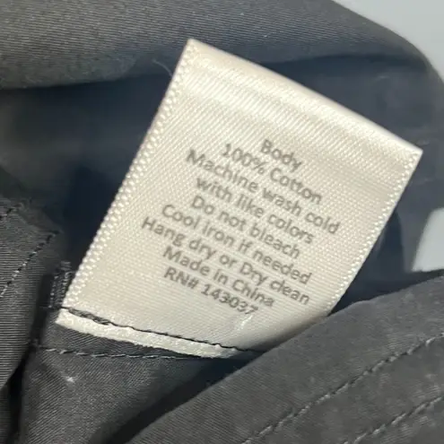 Hunter Bell Evangeline Black Casual Designer Popover Blouse Balloon Sleeve Top M