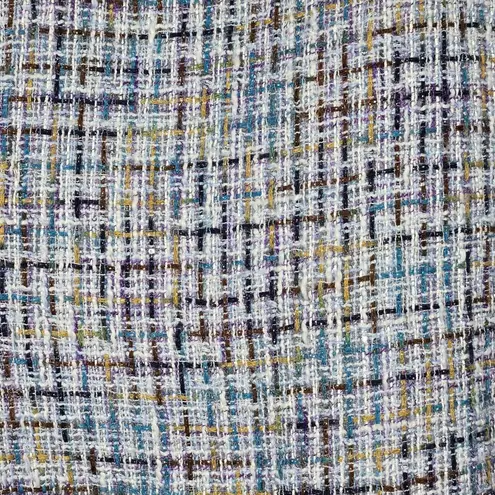 Nanette Nanette Lepore Metallic Boucle Mini Sheath Dress Ice Denim Multi 16 NWT Blue