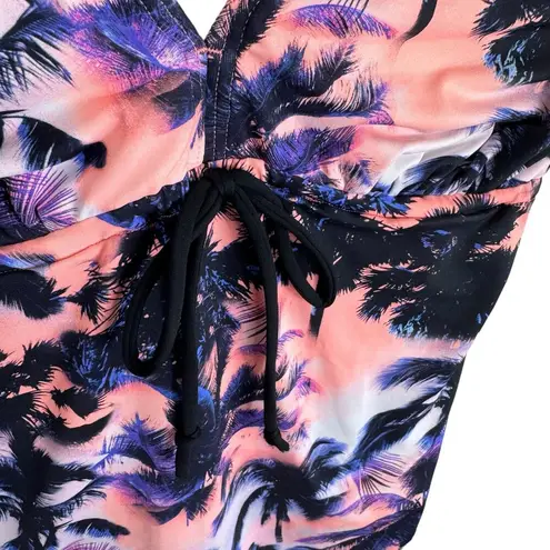 Sunseeker Colorful Hawaiian Beach Palm Tree Underwire Tankini Top Size 36C Size M